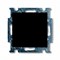 Выключатель 1-клавишный перекрестный, черный шато, ABB 2006/7 UC-95-507 Basic 55 - фото 68203