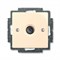 Розетка телевизионная TV, слоновая кость, ABB 1743-01-92-507 Basic 55 - фото 68284
