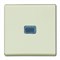 Выключатель 1-клавишный универсальный с подсветкой, белый шале, ABB 2006/1 UCGL-96-507 Basic 55 - фото 68292