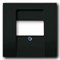 Накладка для USB розетки, черный шато, ABB 2539-95-507 Basic 55 - фото 68408