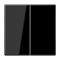 Клавиша двойная, черный, пластик, Jung LS995SW - фото 68432