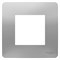 Рамка 1-постовая, алюминий, Unica New Schneider NU200230 - фото 69355
