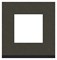 Рамка 1-постовая, горизонтальная, камень / антрацит, Unica New Schneider NU600287 - фото 69479