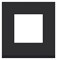 Рамка 1-постовая, горизонтальная, каучук / антрацит, Unica New Schneider NU600282 - фото 69483