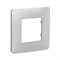 Рамка 1-постовая, алюминий, Unica New Schneider NU200230 - фото 70869