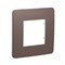 Рамка 1-постовая, шоколад / белый, Unica New Schneider NU280216 - фото 71082