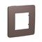 Рамка 1-постовая, шоколад / антрацит, Unica New Schneider NU280217 - фото 71113