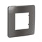 Рамка 1-постовая, бронза / антрацит, Unica New Schneider NU280252 - фото 71489