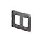 Рамка 2-постовая, дымчато-серый / антрацит, Unica New Schneider NU280422 - фото 71832