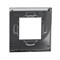 Рамка 1-постовая, горизонтальная, каучук / антрацит, Unica New Schneider NU600282 - фото 72580