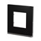 Рамка 1-постовая, горизонтальная, каучук / антрацит, Unica New Schneider NU600282 - фото 72582