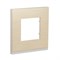 Рамка 1-постовая, горизонтальная, клен / белый, Unica New Schneider NU600283 - фото 72607