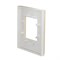 Рамка 1-постовая, горизонтальная, клен / белый, Unica New Schneider NU600283 - фото 72609