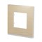Рамка 1-постовая, горизонтальная, клен / белый, Unica New Schneider NU600283 - фото 72612