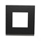 Рамка 1-постовая, горизонтальная, камень / антрацит, Unica New Schneider NU600287 - фото 72643