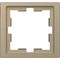 Рамка 1 пост, сахара, Merten MTN4010-6533 - фото 73430