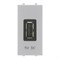 Розетка USB для зарядки, 1мод., серебристый, Zenit ABB N2185 PL - фото 73951