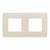 Рамка 2-постовая, бежевый, Unica New Schneider NU200444 - фото 77802
