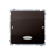 Выключатель гостинничный одинарный с подсветкой, шоколад, Basic Simon - фото 88270