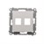 Розетка информационная 2xRJ45 Keystone, с суппортом, белый, SIMON54 - фото 89189