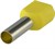 Наконечник трубчатый 6 мм кв на два провода, желтый, Аско A0060120011 - фото 91352