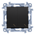 Выключатель проходной двойной, черный матовый, SIMON10 - фото 93258