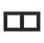 Рамка двойная, черный матовый, SIMON10 - фото 93268