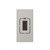 Розетка USB тип С, алюминий, 1 мод., Mosaic Legrand 79389 - фото 93687