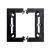 Подрозетник настенный наборной тип "С", черный матовый (в комплекте 2 шт, глубина 40 мм ), SIMON10 - фото 93833