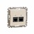Компьютерная розетка 2 х RJ45 кат. 5е UTP, бежевый, Sedna Design - фото 97001