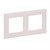 Рамка 2 поста, розовый, Niloe Step Legrand - фото 97430