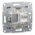 Розетка компьютерная RJ45, алюминий, EPH4300161 Asfora Schneider - фото 97478